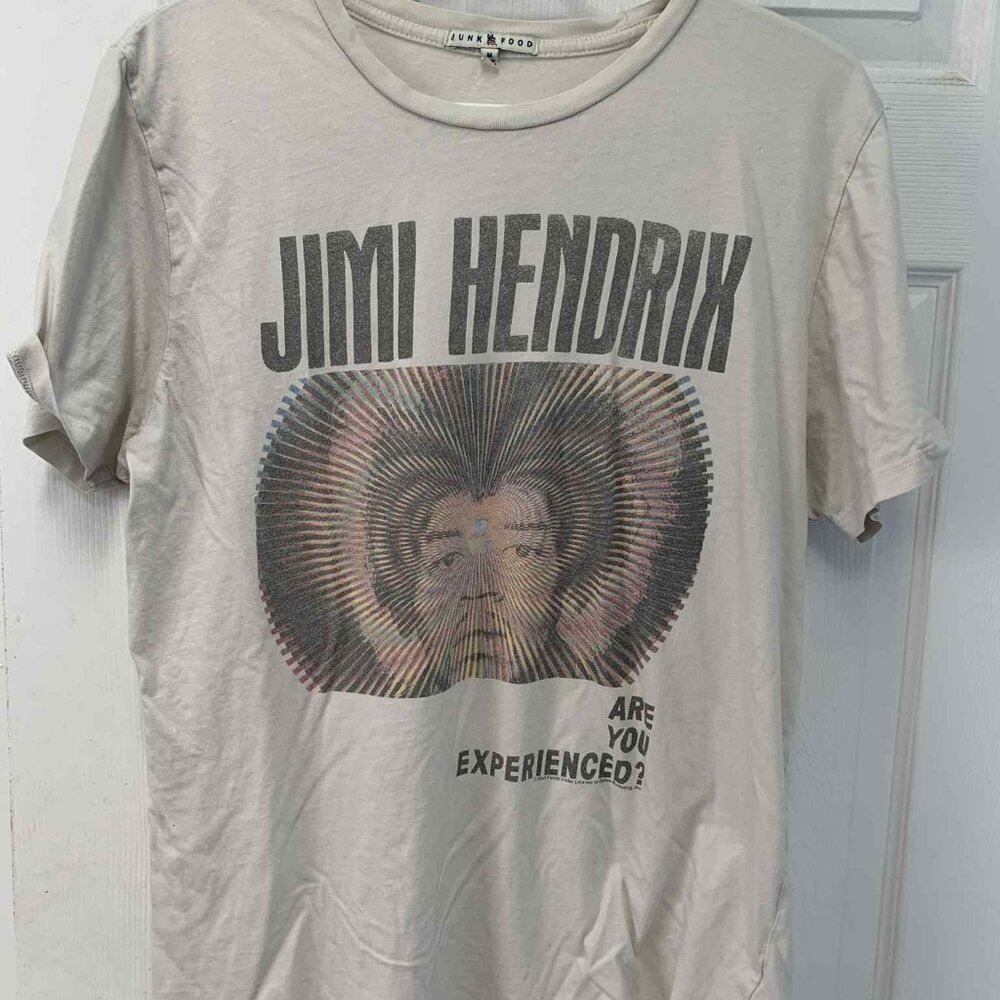 Jimi  Hendrix "Are You Experienced?" Graphic T-shirt - White - Size M
